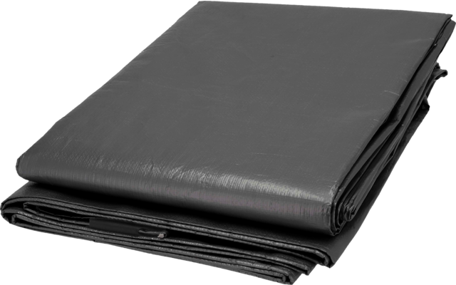 Gefaltete graue Plane auf weißem Hintergrund