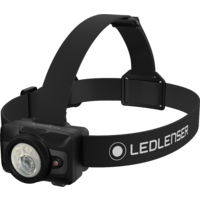 Lampe frontale rechargeable Ledlenser HF7R, noire, flux lumineux de 1 200 lm