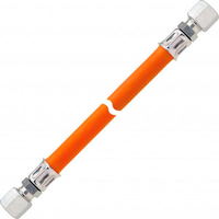 GOK middeldrukslangleiding plastic gas wartelmoer G 1/4 LH naar buitendraad G 1/4 LH 2000 mm