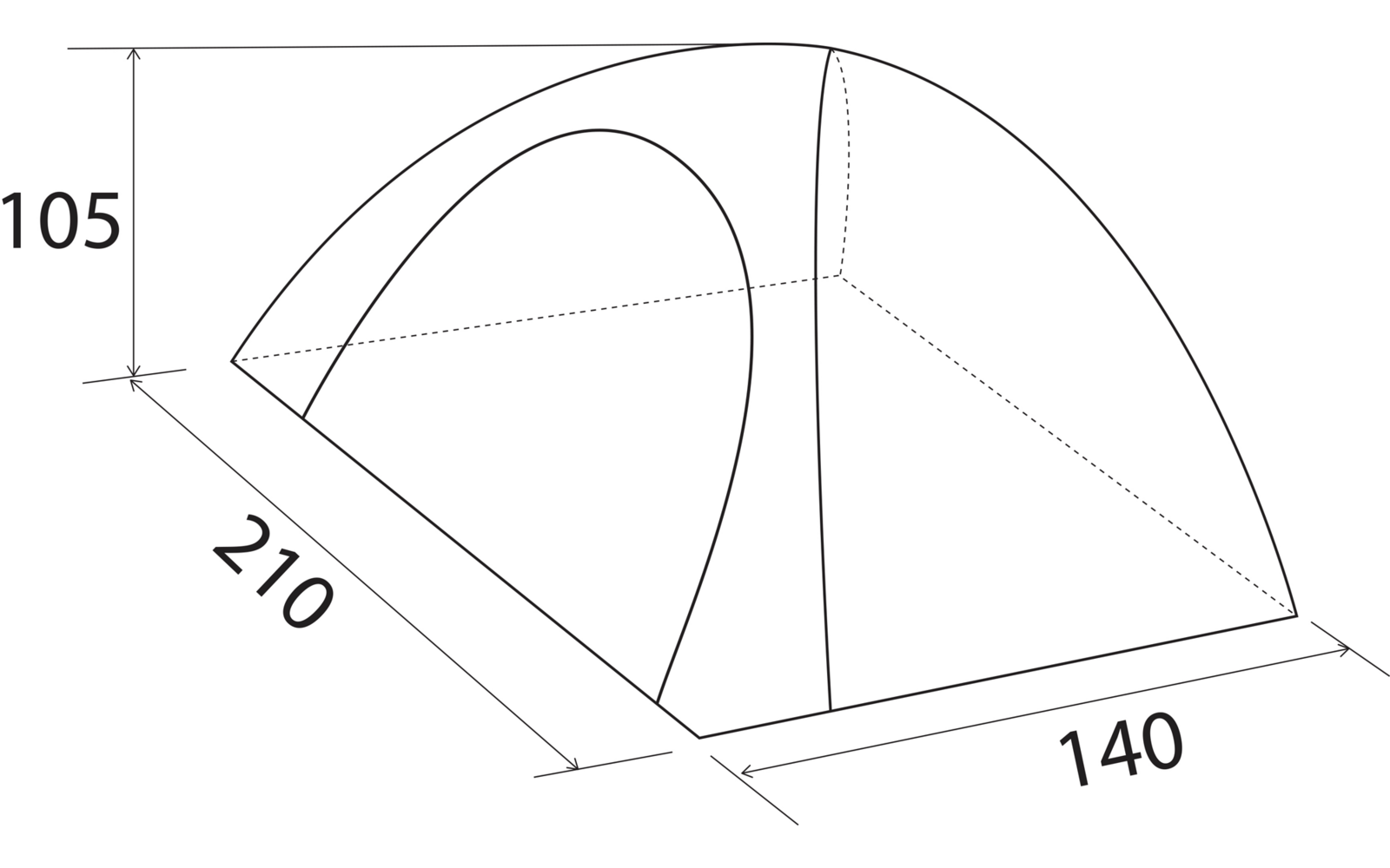 Produktbild Brunner Strato 2 Automatic Kuppelzelt f&uuml;r 2 Personen 1