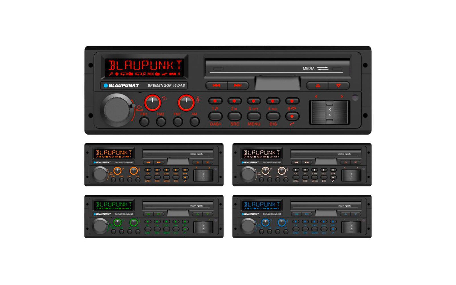Produktbild Blaupunkt Bremen SQR 46 DAB Autoradio Bluetooth DAB+ 1