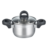 Marmite &agrave; viande 14 cm argent&eacute; Turmalin Elo Basic