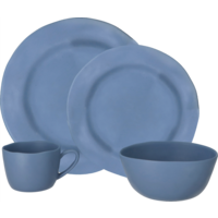 Travellife Soria melamine servies 16-delig blauw