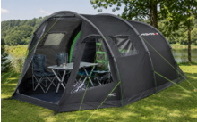 712611 - High Peak tunnel tent for 5 people Torri 5.0 dark gray / green