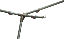 Isabella CarbonX 250 Standard IsaFix Vorzeltgestänge passend für Vorzelte Isabella Ambassador/Capri mit Vorzelttiefe 250 cm für A-Maß