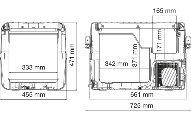 Produktbild Dometic CoolFreeze CFX 50 Professional Kompressor-Kühlbox 46 L  1
