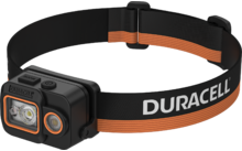 718974 713224 767510 - Duracell DH Stirnlampe mit Rotlicht und Digital Focus 
