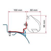 Fiamma Adapter Kit Campereve Cap Road f&uuml;r F35pro Markisen