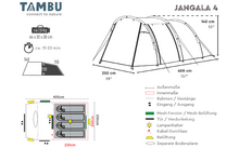 713792 - Tambu JANGALA Tunnelzelt für 4 Personen