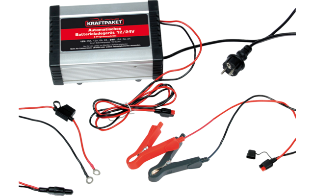 Dino KRAFTPAKET Chargeur de batterie 12V/24V 25A