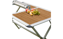 Berger Nera Bambus-Alu Rolltisch 115 x 75 cm 