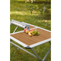 Berger Nera Bambus-Alu Rolltisch 115 x 75 cm 