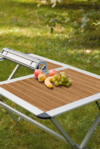 Berger Nera Bambus-Alu Rolltisch 115 x 75 cm 