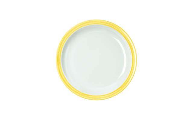Waca dinner plate flat Bistro yellow