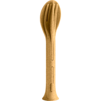 Koziol bestekset 3-delig KLIKK POCKET nature wood