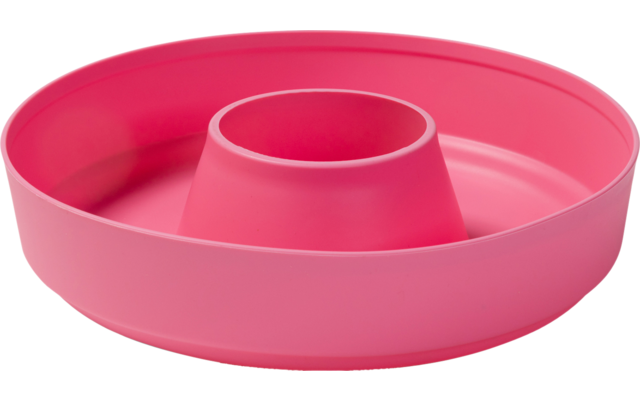 Omnia silicone baking dish for camping oven pink