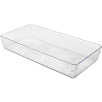 Metaltex Schubladen Organizer / Beh&auml;lter stapelbar transparent large wide