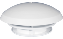 Knorz Ventilateur de toit 190 mm avec raccord de tuyau 60 mm