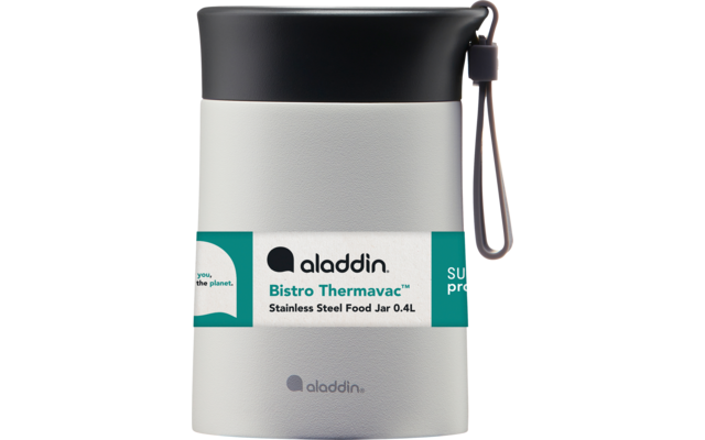 Mug isotherme 0,4 litre Aladdin Bistro Lunch gris pierre