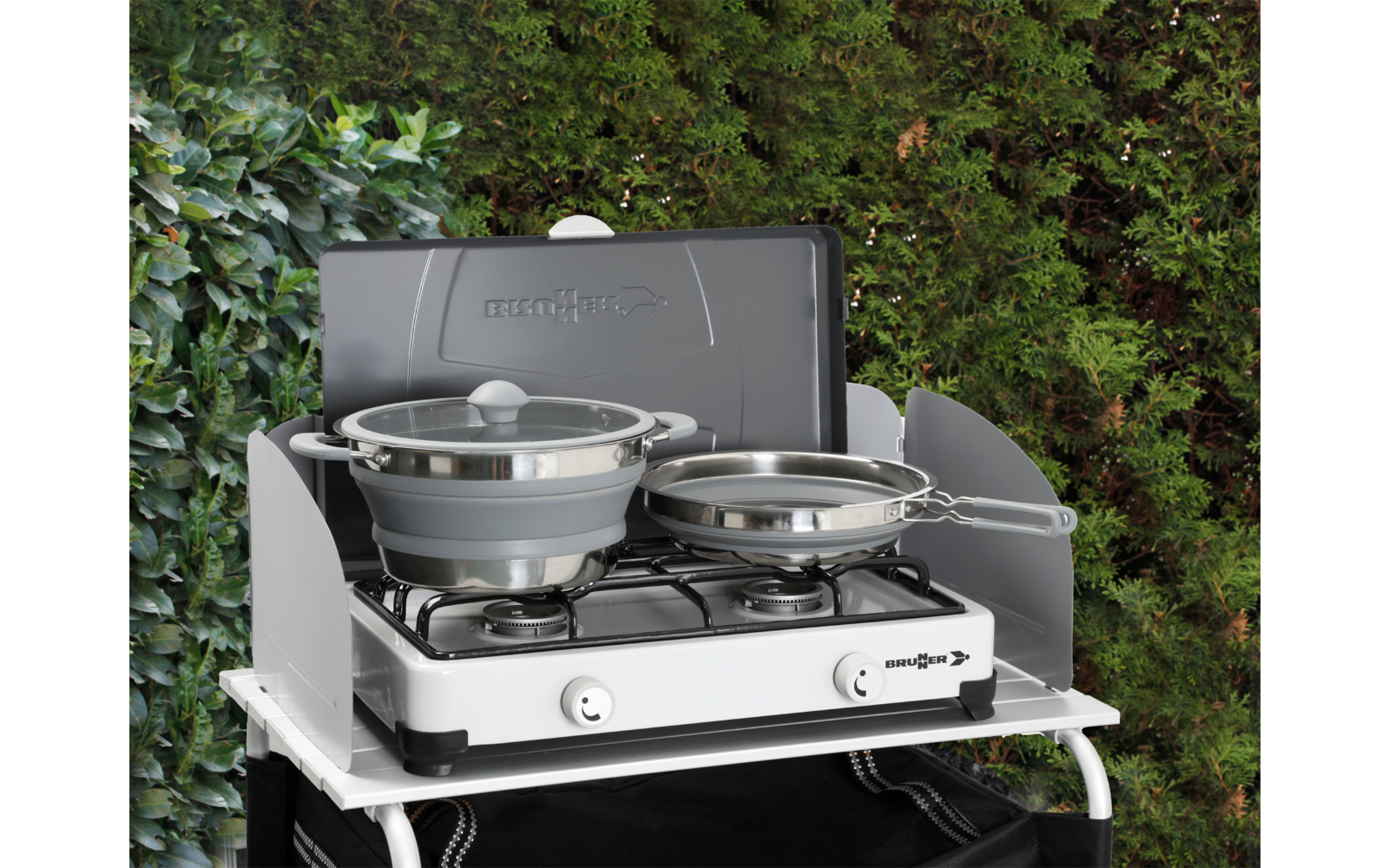 Produktbild Brunner Volcano Pan Fold-Away Pfanne faltbar 24 cm 1