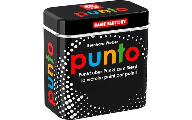 Product afbeelding Game Factory Punto Kartenspiel Schnelles Strategiespiel f&uuml;r 2-4 Spieler ab 7 Jahren 1