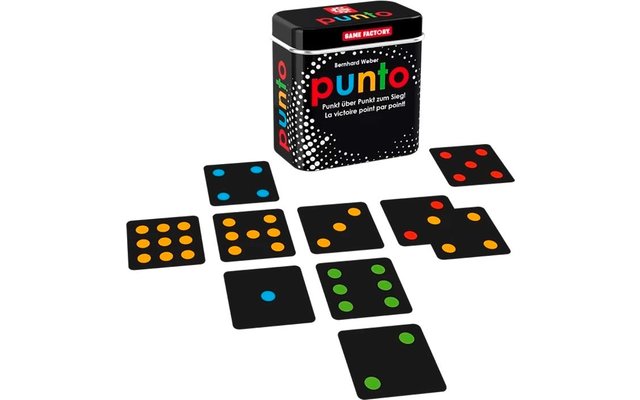 Product afbeelding Game Factory Punto Kartenspiel Schnelles Strategiespiel f&uuml;r 2-4 Spieler ab 7 Jahren 1