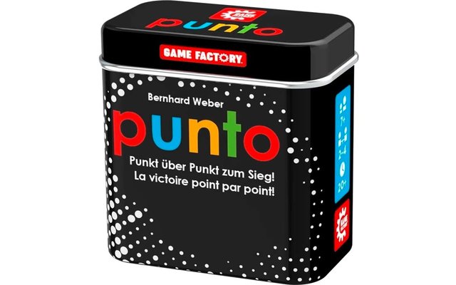 Product afbeelding Game Factory Punto Kartenspiel Schnelles Strategiespiel f&uuml;r 2-4 Spieler ab 7 Jahren 1