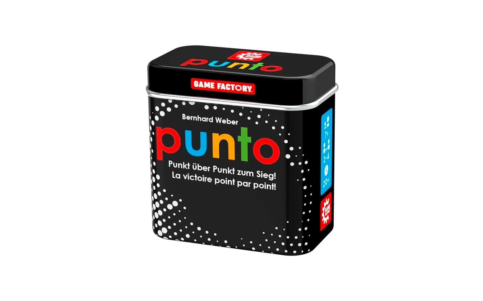 Product afbeelding Game Factory Punto Kartenspiel Schnelles Strategiespiel f&uuml;r 2-4 Spieler ab 7 Jahren 1