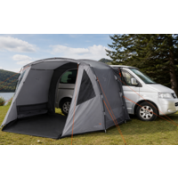 La tenda da sole per autobus Easy Camp Eidfjord pu&ograve; essere utilizzata indipendente o fissata al veicolo 340 x 310 x 210 cm