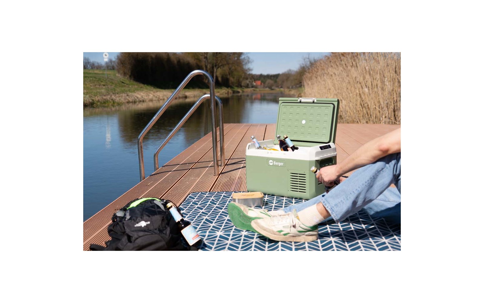 Produktbild Berger EPL Kompressor K&uuml;hlbox mit Tiefk&uuml;hlfunktion 12V 24V 230V 1