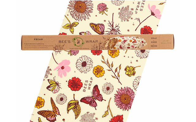 Bees Wrap Pflanzenwachstuch Vegan Meadow Magic XXL Roll