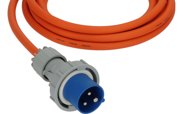 Product afbeelding CEE Verl&auml;ngerungskabel 3-fach Verteiler 230 V 16 A IP67 f&uuml;r 3 Ger&auml;te 1