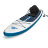 Inflatable stand-up paddleboard with seat and paddle