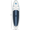 Immagine piccola del prodotto Camptime SUP set Naos 10.0 gonfiabile stand up paddling board incl. pagaia e pompa ad aria compressa 1