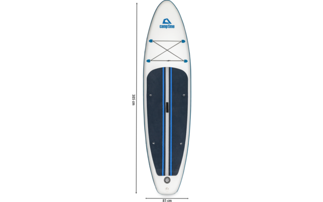 Immagine del prodotto Camptime SUP set Naos 10.0 gonfiabile stand up paddling board incl. pagaia e pompa ad aria compressa 1