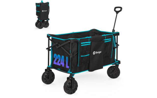 Produktbild Berger Offroad Bollerwagen Waimea schwarz 1
