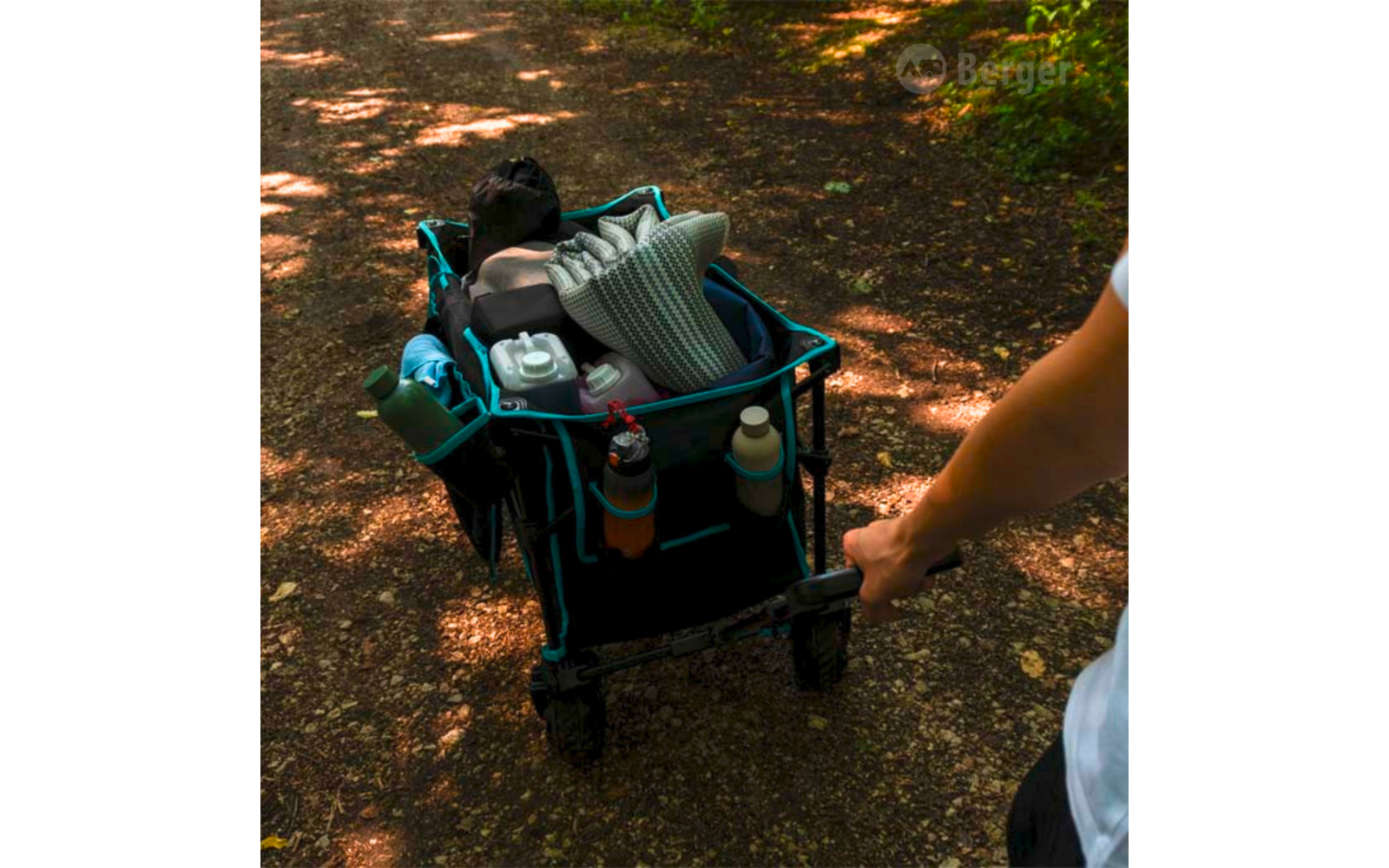 Produktbild Berger Offroad Bollerwagen Waimea schwarz 1