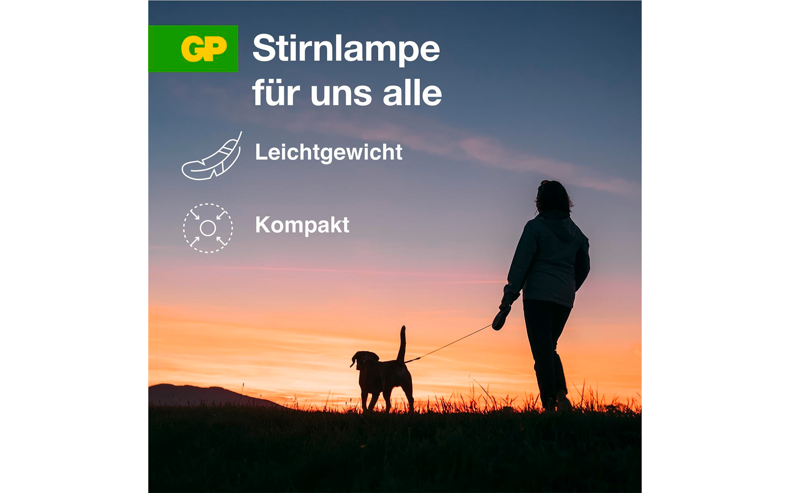 Produktbild GP Batteries CH42 Stirnlampe 110 Lumen spritzwassergesch&uuml;tzt 1