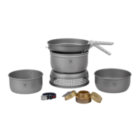 Trangia Trangiakök 25-1 HA  Campingkochset 3- teilig mit Spiritusbrenner Set  10