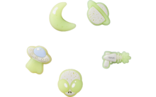 727809 - Crocs Jibbits Glow In The Dark Space Pack 5 pièces