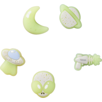 Crocs Jibbitz Glow In The Dark Space 5er Pack
