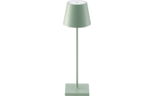 Sigor Lámpara de mesa a pilas Nuindie 380 mm verde salvia