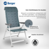 Berger Klappsessel Luxus grau