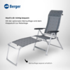 Berger Klappsessel Luxus grau