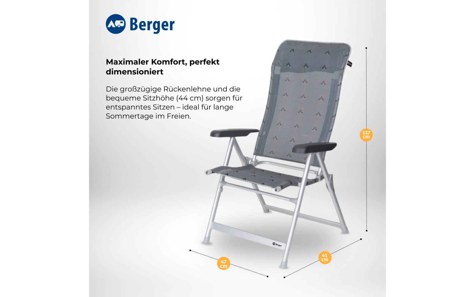 Image du produit Fauteuil pliant Berger Luxus 1