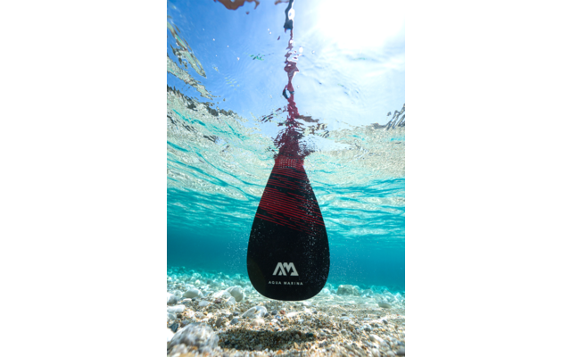 Aqua Marina Pro verstellbares Paddel schwarz rot 180 - 220 cm