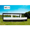 Walker driedelig windscherm met aluminium stangen WS-7