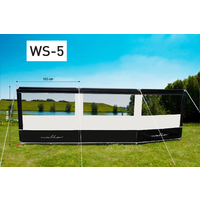 Paravent en trois parties avec tiges en aluminium WS-7 Walker