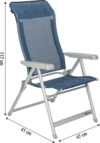 Berger Klappsessel Luxus blau