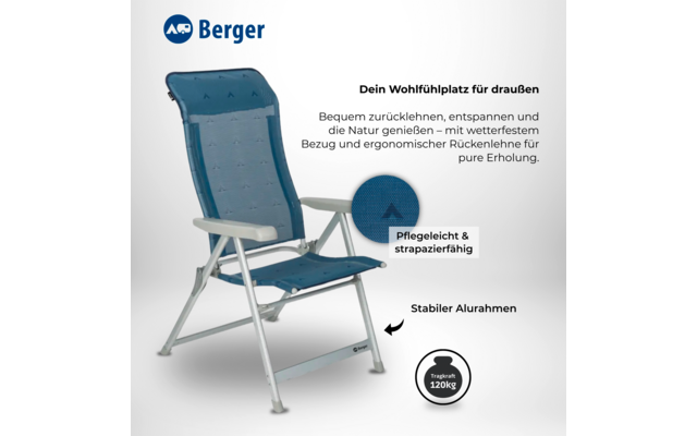 Image du produit Fauteuil pliant Berger Luxus 1